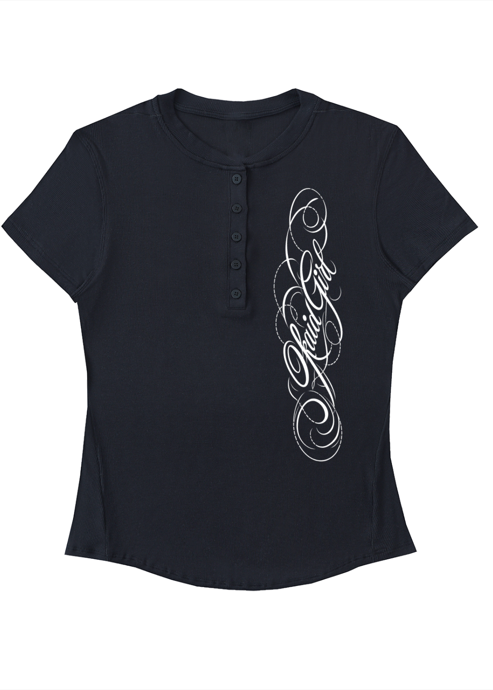 Okaid Henley Short Sleeve Top