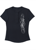Okaid Henley Short Sleeve Top