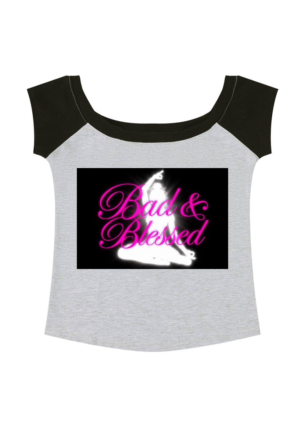 Bad & Blessed Color Block Raglan Baby