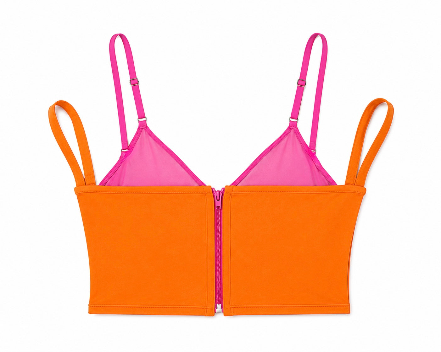 Orangina 2 Piece Zip up tank top