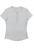 Henley Short Sleeve Top
