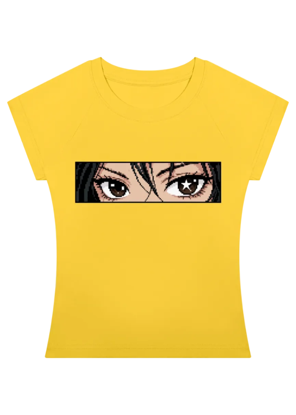 Anime Eyes Slim Raglan T-Shirt