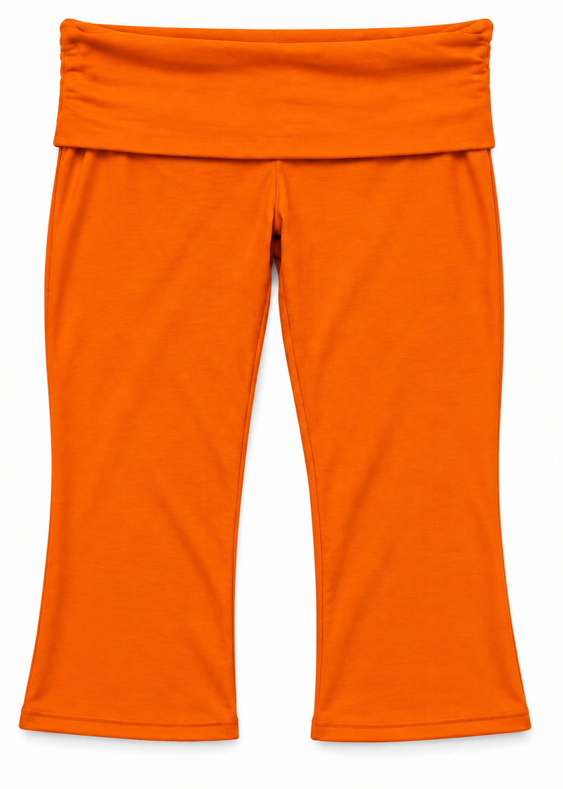 Goku Fold Over Capri Pants