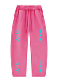 Star Girl Barrel Leg Fleece Sweatpants