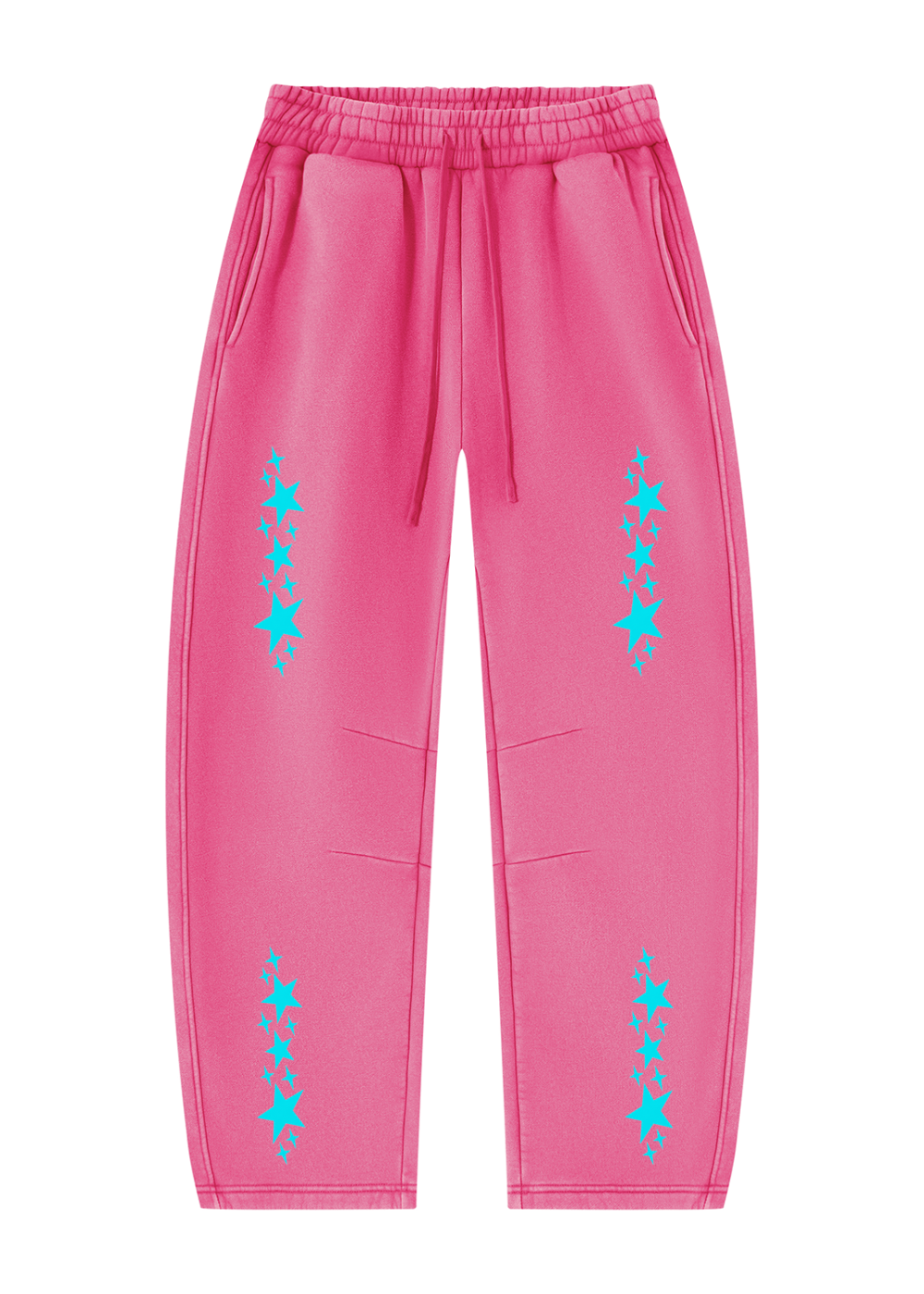 Star Girl Barrel Leg Fleece Sweatpants