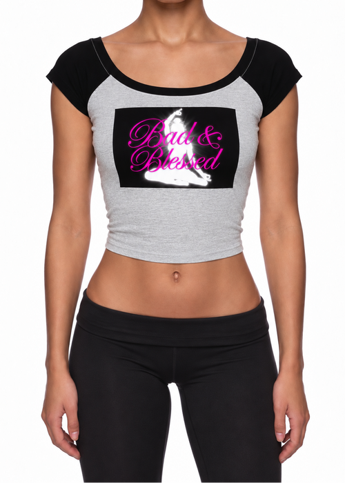 Bad & Blessed Color Block Raglan Baby