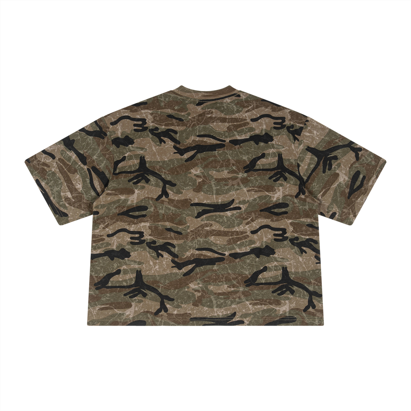 No Negative Energy Camo Oversized T-shirt