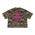 No Negative Energy Camo Oversized T-shirt