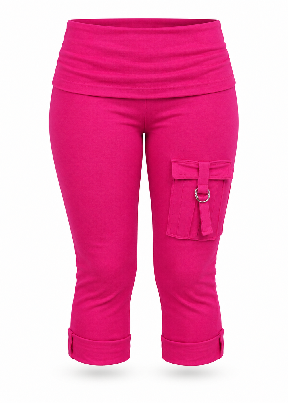 Fuchsia Capri Pants
