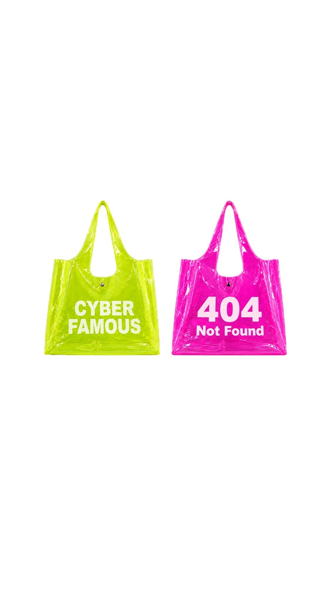 Cyber Famous Large Yellow Jelly Tote Bag