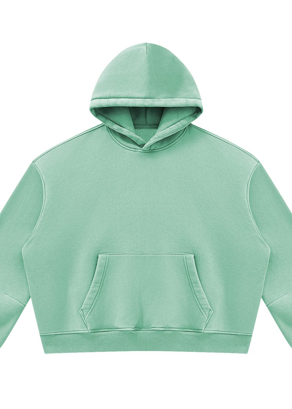 Vintage Wash Boxy Fleece Hoodie