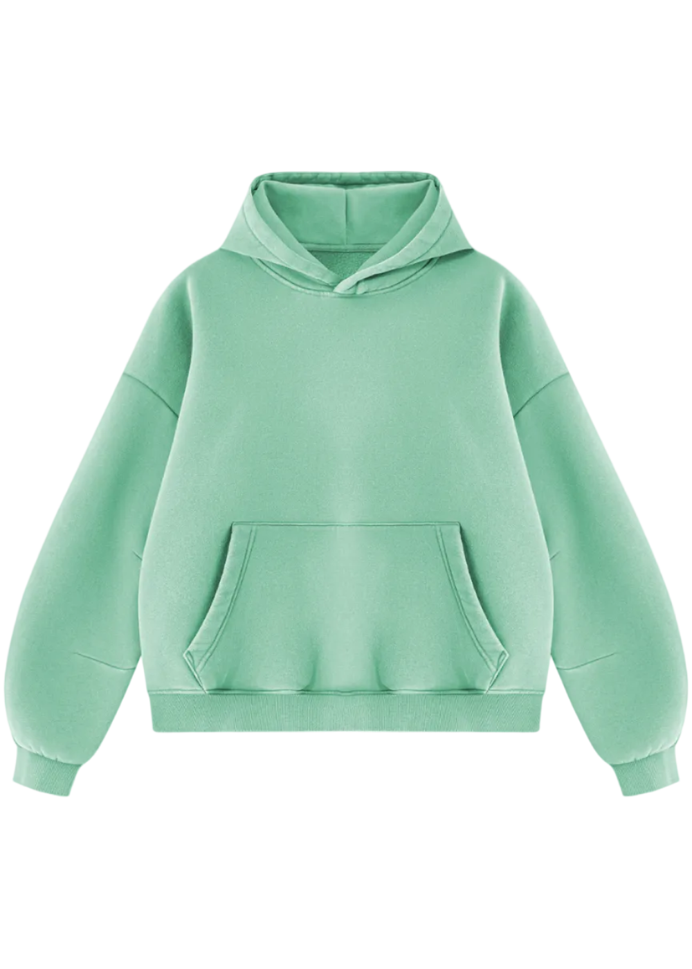 Vintage Wash Boxy Fleece Hoodie