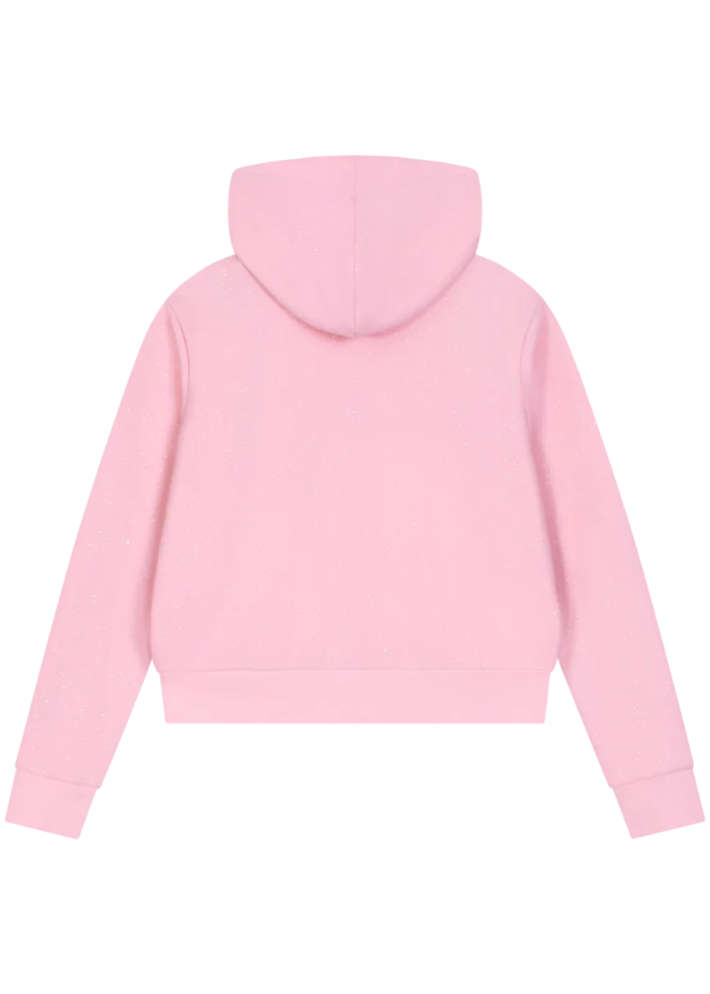 Pink Glitter Zip Up Hoodie