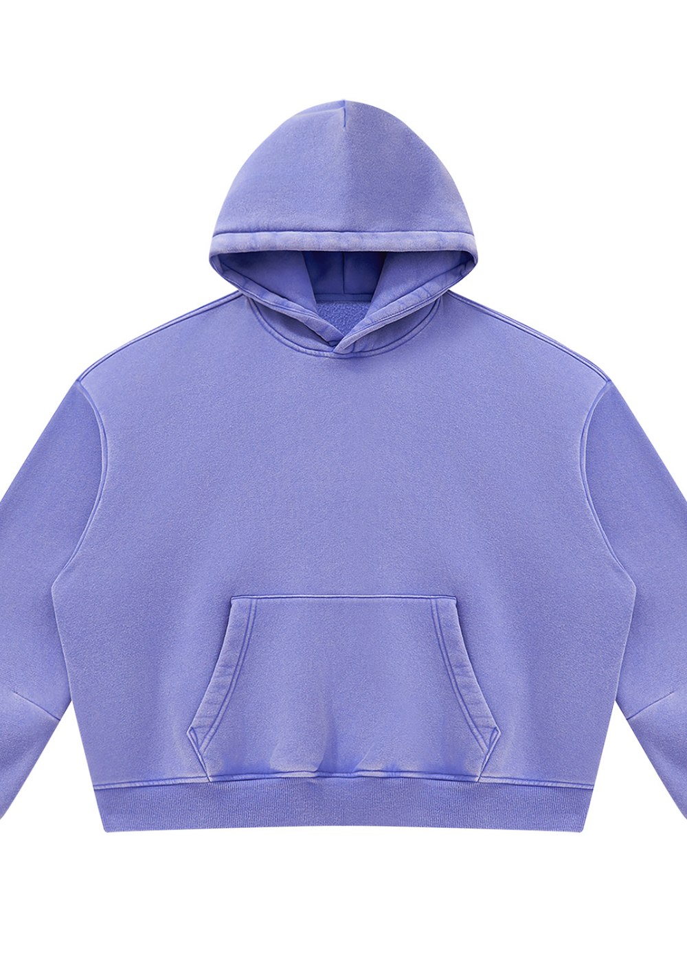 Vintage Wash Boxy Fleece Hoodie