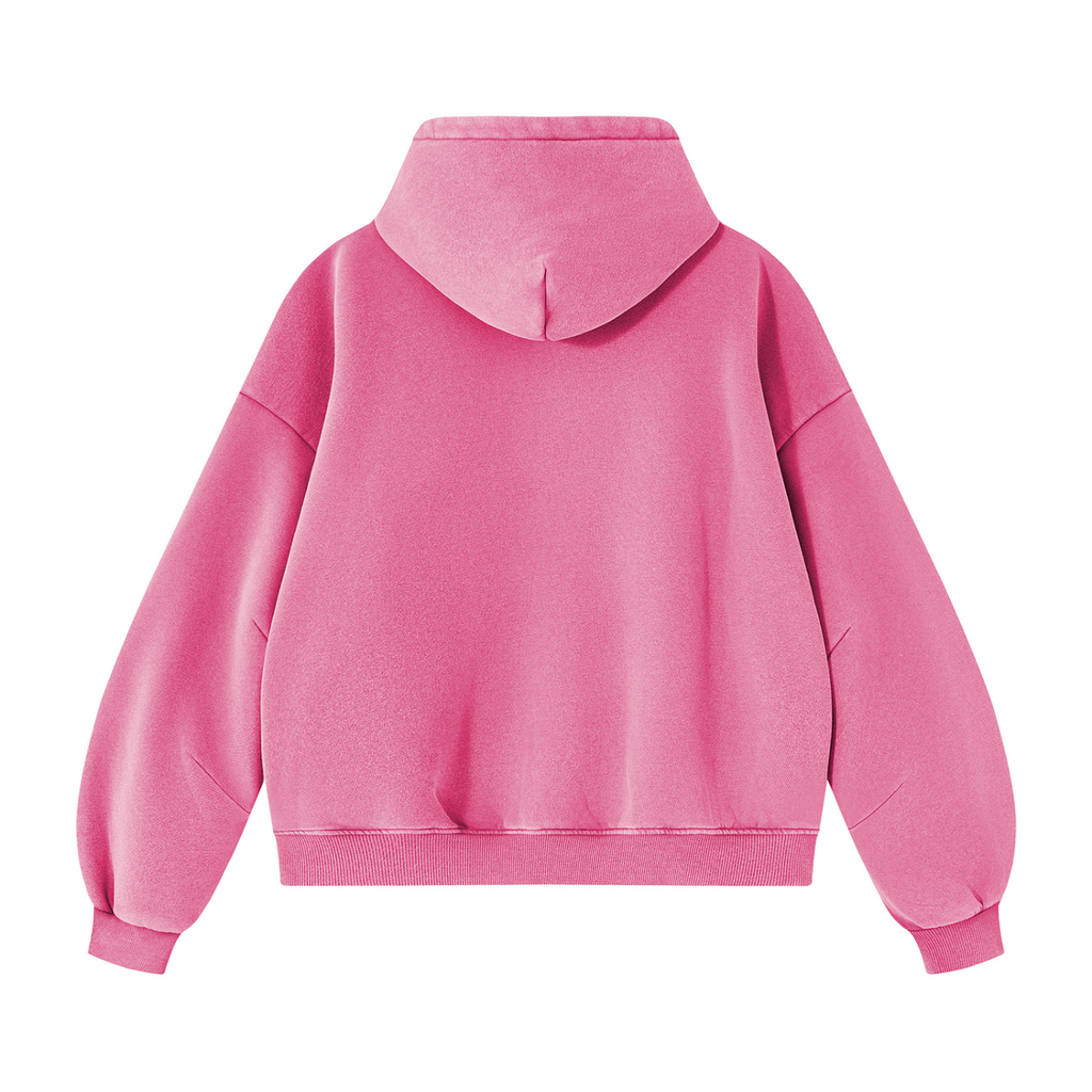 Okaid girl Vintage Wash Boxy Fleece Hoodie