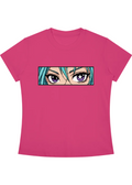 Anime Eyes Slim Fit Crewneck T-Shirt