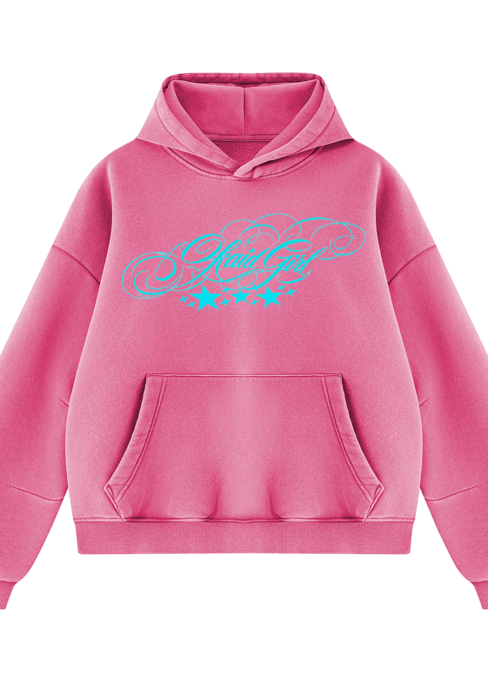 Okaid girl Vintage Wash Boxy Fleece Hoodie