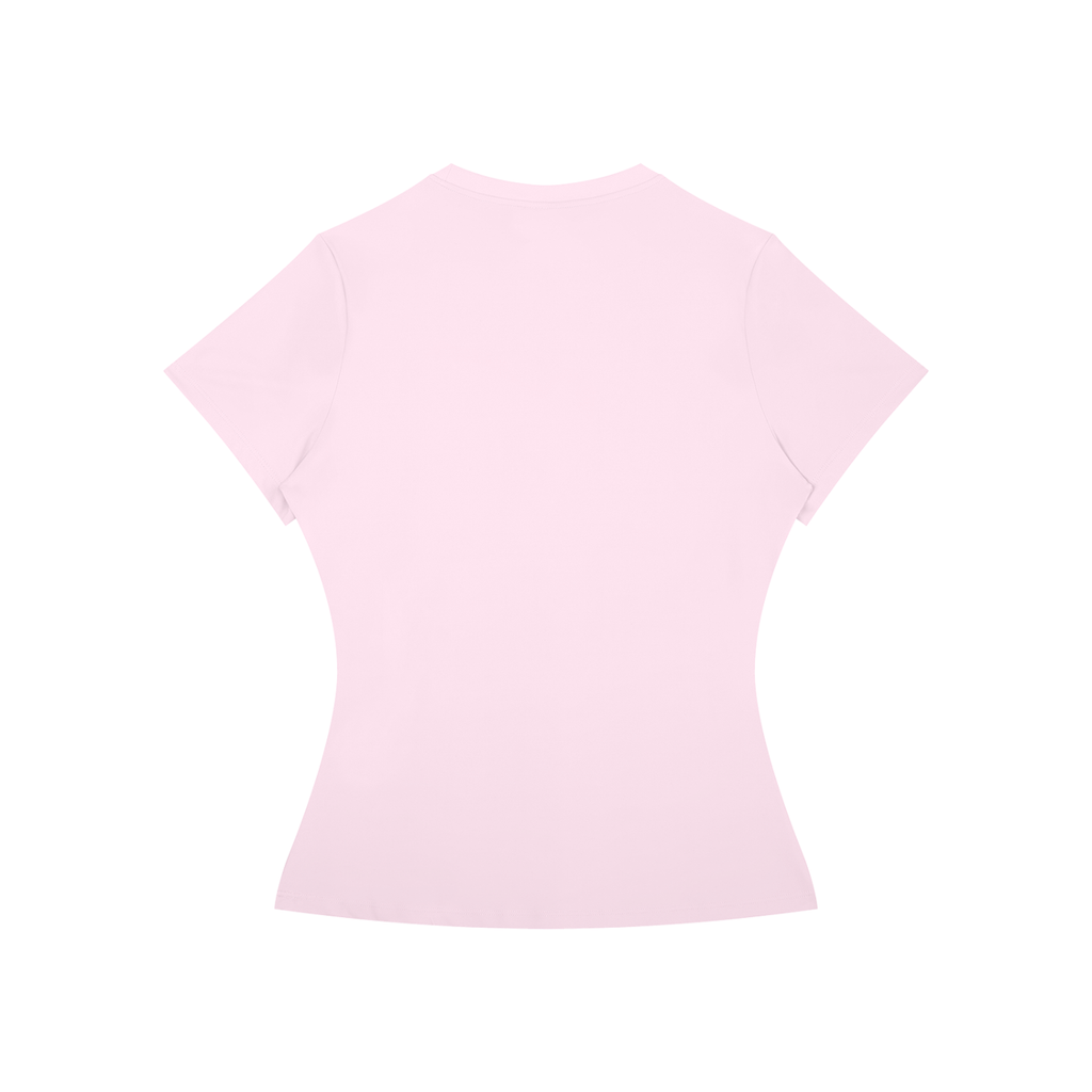 I Am Spoiled Pink Baby Tee
