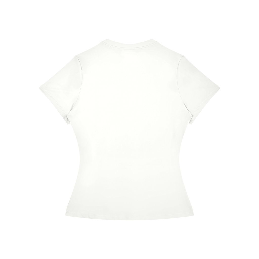 Under CTRL White Baby Tee