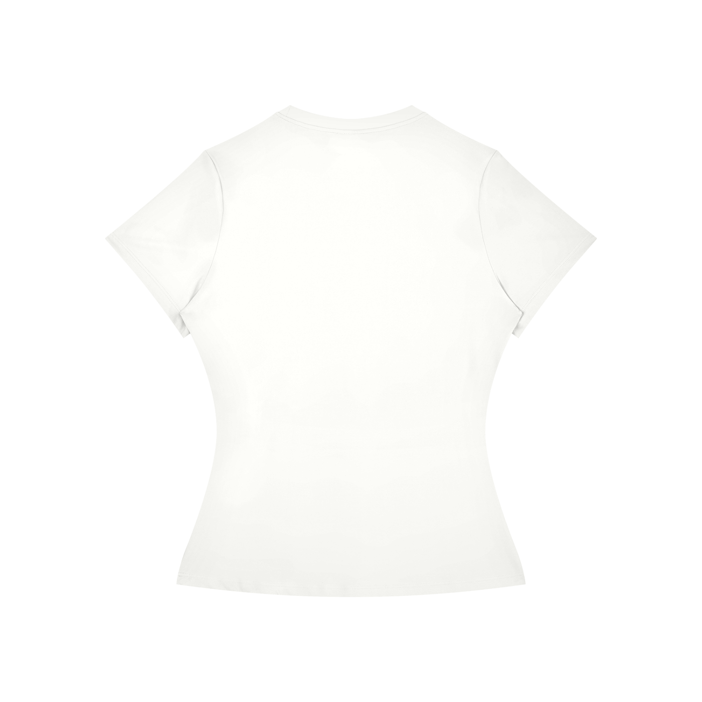 Under CTRL White Baby Tee
