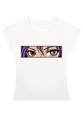 Anime Eyes Slim Raglan T-Shirt