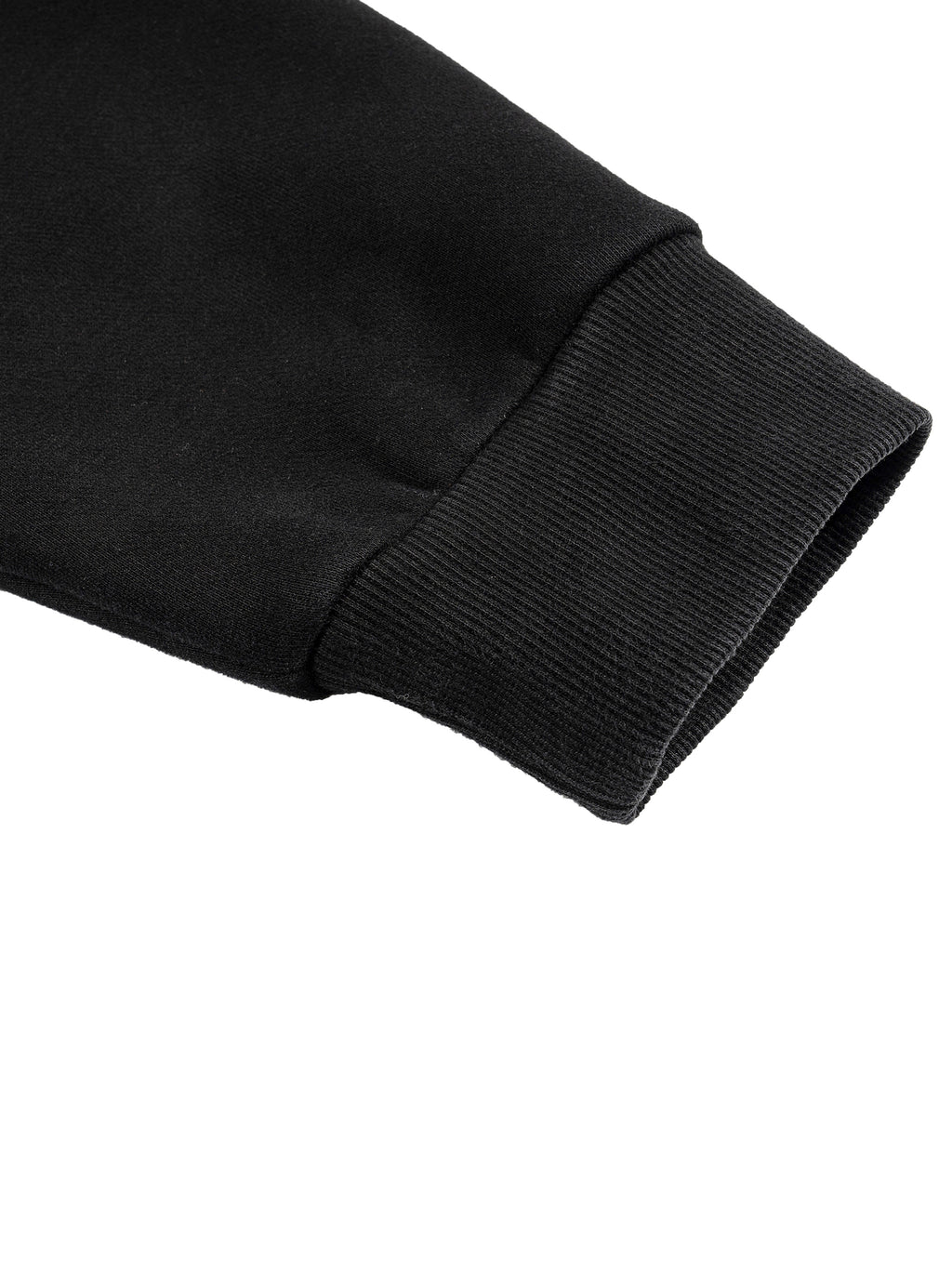 Black Boxy Detachable Fur Hoodie
